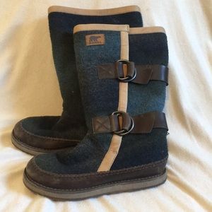 Sorel One Of A Kind Color Sample Wool Wrap Boot